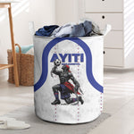 Haiti Ayiti Nan Mondyal 2026 Laundry Basket Fyete Lit Victwa White Version