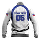 Custom Haiti Ayiti Nan Mondyal 2026 Baseball Jacket Fyete Lit Victwa White Version