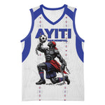 Custom Haiti Ayiti Nan Mondyal 2026 Basketball Jersey Fyete Lit Victwa White Version