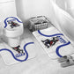 Haiti Ayiti Nan Mondyal 2026 Bathroom Set Fyete Lit Victwa White Version
