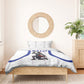 Haiti Ayiti Nan Mondyal 2026 Bedding Set Fyete Lit Victwa White Version