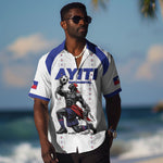 Custom Haiti Ayiti Nan Mondyal 2026 Hawaiian Shirt Fyete Lit Victwa White Version