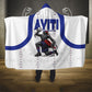 Haiti Ayiti Nan Mondyal 2026 Hooded Blanket Fyete Lit Victwa White Version
