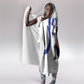 Haiti Ayiti Nan Mondyal 2026 Hooded Blanket Fyete Lit Victwa White Version