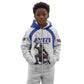 Custom Haiti Ayiti Nan Mondyal 2026 Kid Hoodie Fyete Lit Victwa White Version