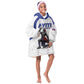 Custom Haiti Ayiti Nan Mondyal 2026 Kid Wearable Blanket Hoodie Fyete Lit Victwa White Version