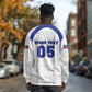 Custom Haiti Ayiti Nan Mondyal 2026 Long Sleeve Shirt Fyete Lit Victwa White Version