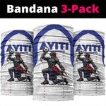 Haiti Ayiti Nan Mondyal 2026 Neck Gaiter Fyete Lit Victwa White Version
