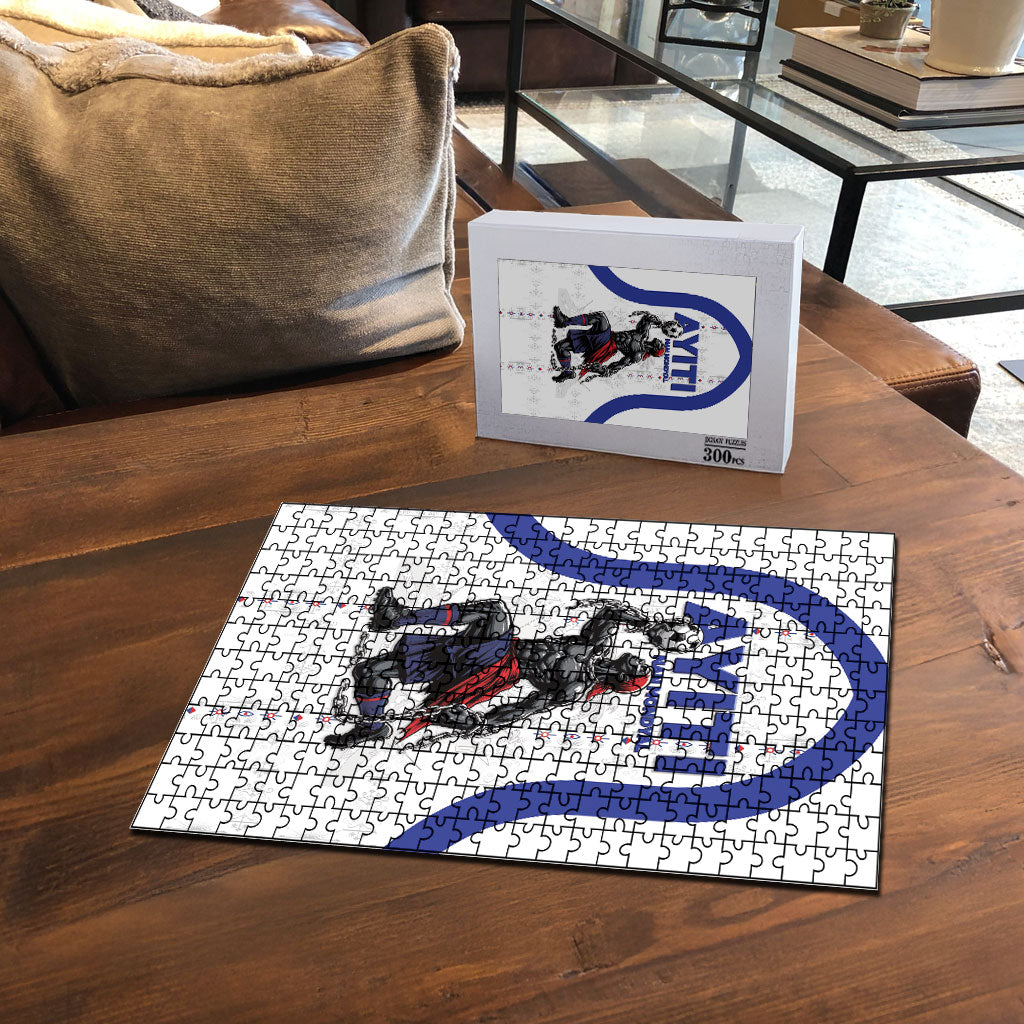 Haiti Ayiti Nan Mondyal 2026 Puzzle Fyete Lit Victwa White Version