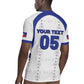 Custom Haiti Ayiti Nan Mondyal 2026 Rugby Jersey Fyete Lit Victwa White Version