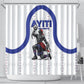 Haiti Ayiti Nan Mondyal 2026 Shower Curtain Fyete Lit Victwa White Version