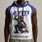 Custom Haiti Ayiti Nan Mondyal 2026 Sleeveless Hoodie Fyete Lit Victwa White Version