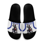 Haiti Ayiti Nan Mondyal 2026 Slide Sandals Fyete Lit Victwa White Version