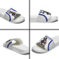 Haiti Ayiti Nan Mondyal 2026 Slide Sandals Fyete Lit Victwa White Version