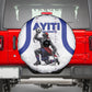 Haiti Ayiti Nan Mondyal 2026 Spare Tire Cover Fyete Lit Victwa White Version