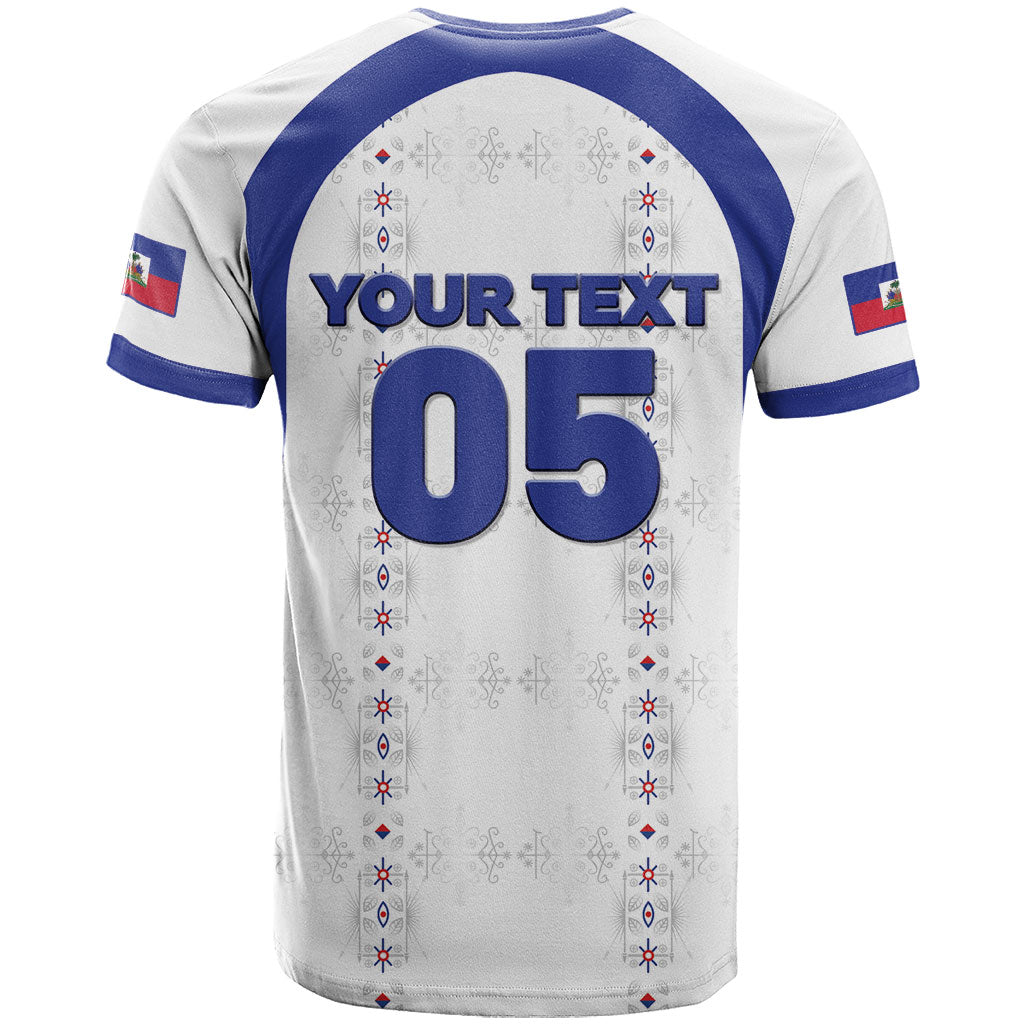 Custom Haiti Ayiti Nan Mondyal 2026 T shirt Fyete Lit Victwa White Version