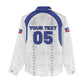 Custom Haiti Ayiti Nan Mondyal 2026 Women Casual Shirt Fyete Lit Victwa White Version