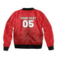 Custom Morocco Football 2026 Bomber Jacket Atlas Lions Breathtaking Victory Red Version
