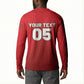 Custom Morocco Football 2026 Button Sweatshirt Atlas Lions Breathtaking Victory Red Version
