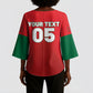 Custom Morocco Football 2026 Kimono Sleeve Blouse Atlas Lions Breathtaking Victory Red Version