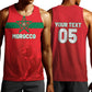 Custom Morocco Football 2026 Men Tank Top Atlas Lions Breathtaking Victory Red Version