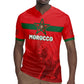 Custom Morocco Football 2026 Rugby Jersey Atlas Lions Breathtaking Victory Red Version