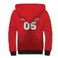 Custom Morocco Football 2026 Sherpa Hoodie Atlas Lions Breathtaking Victory Red Version