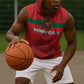 Custom Morocco Football 2026 Sleeveless Hoodie Atlas Lions Breathtaking Victory Red Version