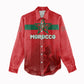 Custom Morocco Football 2026 Women Casual Shirt Atlas Lions Breathtaking Victory Red Version