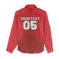 Custom Morocco Football 2026 Women Casual Shirt Atlas Lions Breathtaking Victory Red Version