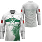 Custom Morocco Football 2026 Hockey Jersey Atlas Lions Breathtaking Victory White Version
