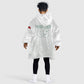 Custom Morocco Football 2026 Kid Wearable Blanket Hoodie Atlas Lions Breathtaking Victory White Version