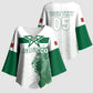Custom Morocco Football 2026 Kimono Sleeve Blouse Atlas Lions Breathtaking Victory White Version