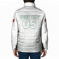 Custom Morocco Football 2026 Padded Jacket Atlas Lions Breathtaking Victory White Version
