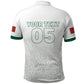 Custom Morocco Football 2026 Polo Shirt Atlas Lions Breathtaking Victory White Version