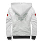 Custom Morocco Football 2026 Sherpa Hoodie Atlas Lions Breathtaking Victory White Version