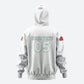 Custom Morocco Football 2026 Zip Hoodie Atlas Lions Breathtaking Victory White Version