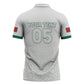 Custom Morocco Football 2026 Zipper Polo Shirt Atlas Lions Breathtaking Victory White Version