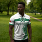 Custom Morocco Football 2026 Zipper Polo Shirt Atlas Lions Breathtaking Victory White Version