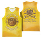 Honor Buffalo Soldiers Basketball Jersey African American Cavalry Yellow Version - African Pride