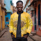 Honor Buffalo Soldiers Bomber Jacket African American Cavalry Yellow Version - African Pride