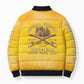 Honor Buffalo Soldiers Bomber Puffer Jacket African American Cavalry Yellow Version