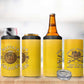 Honor Buffalo Soldiers 4 in 1 Can Cooler Tumbler African American Cavalry Yellow Version - African Pride