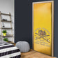 Honor Buffalo Soldiers Door Cover African American Cavalry Yellow Version