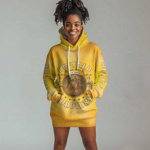 Honor Buffalo Soldiers Hoodie Dress African American Cavalry Yellow Version - African Pride