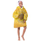 Honor Buffalo Soldiers Kid Wearable Blanket Hoodie African American Cavalry Yellow Version - African Pride
