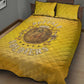 Honor Buffalo Soldiers Quilt Bed Set African American Cavalry Yellow Version - African Pride