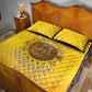 Honor Buffalo Soldiers Quilt Bed Set African American Cavalry Yellow Version - African Pride