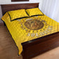 Honor Buffalo Soldiers Quilt Bed Set African American Cavalry Yellow Version - African Pride
