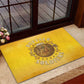 Honor Buffalo Soldiers Rubber Doormat African American Cavalry Yellow Version - African Pride